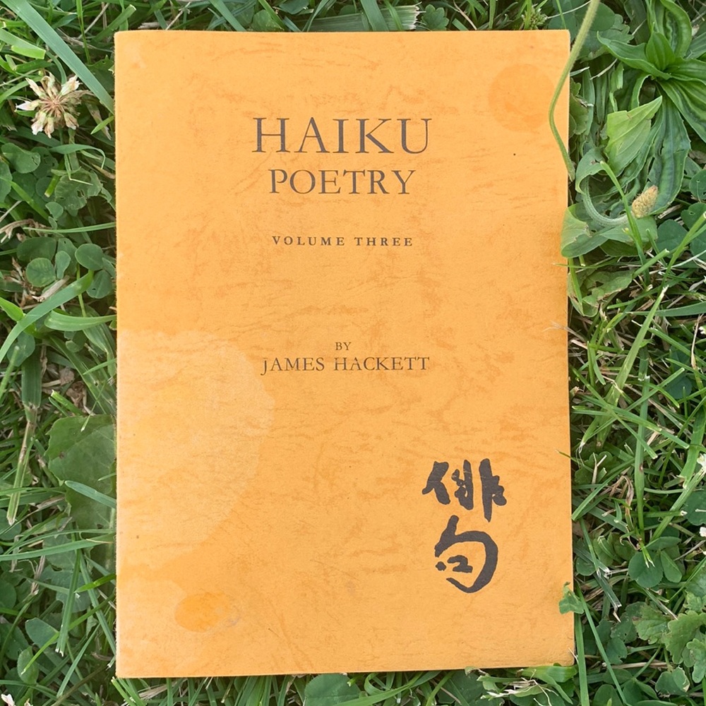 1969 Haiku Poetry Volume Three By James Hackett